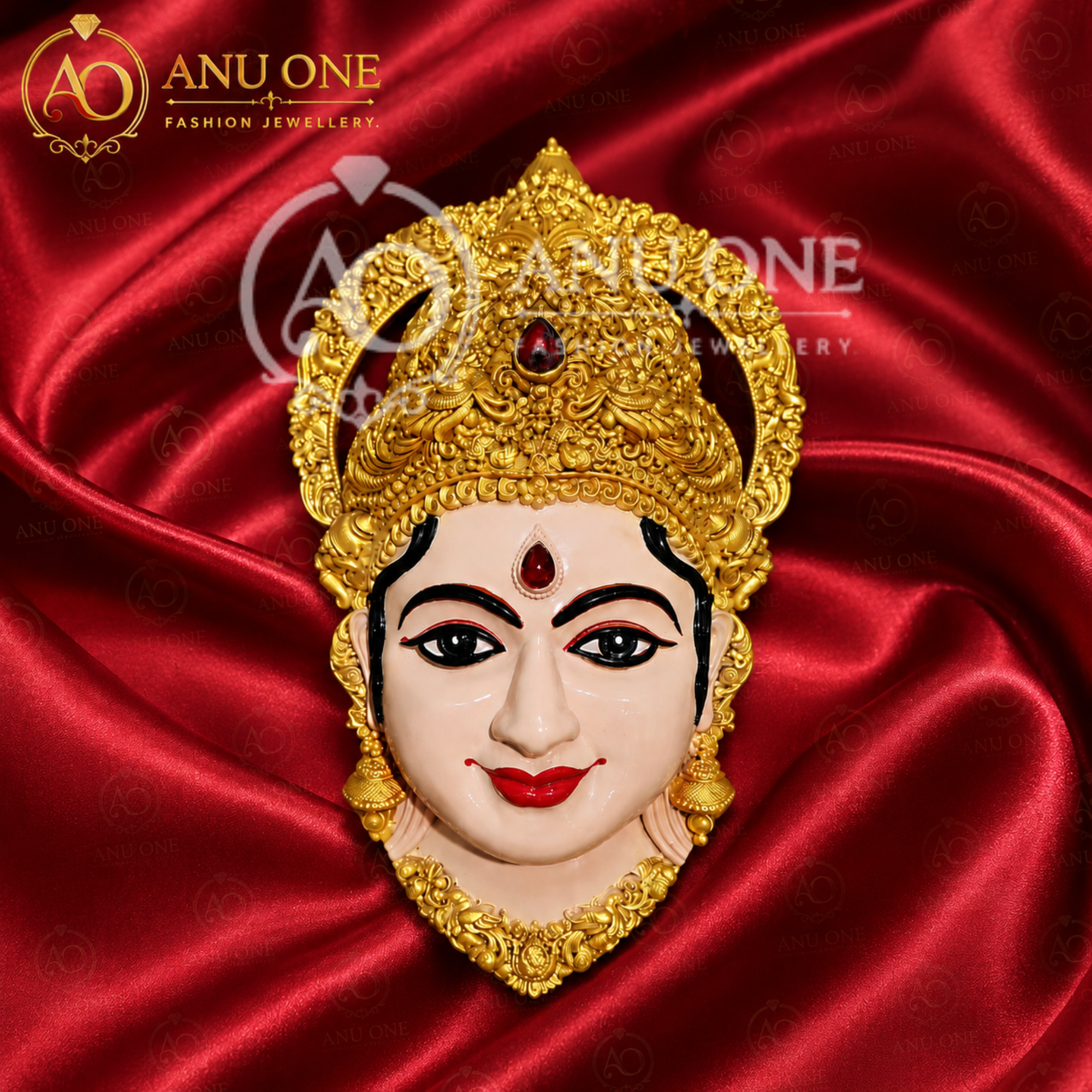 Antique Thanjavur Face 6 INCHES