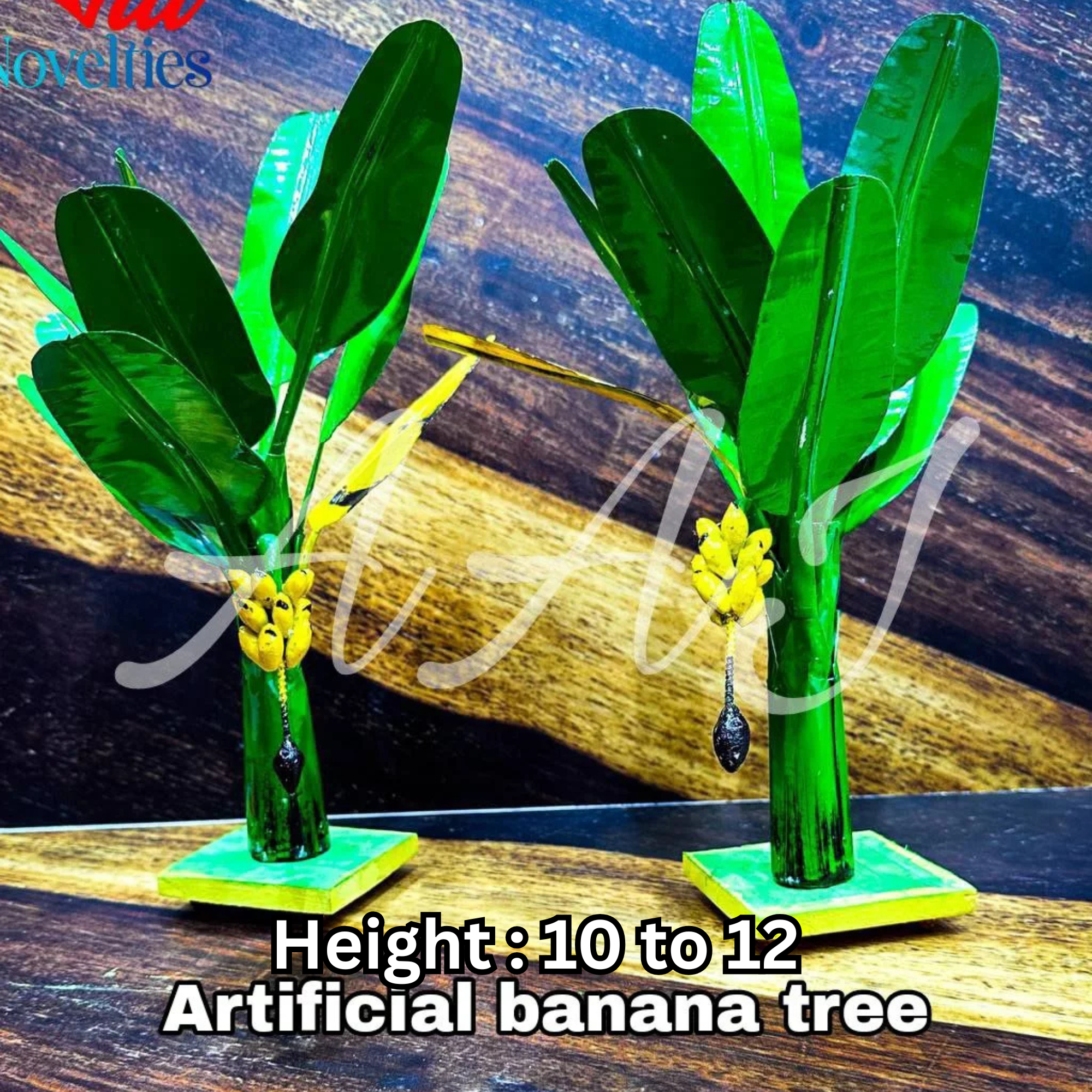 Artificial Wooden Banana Tree 10 to 12 inches - Image 2