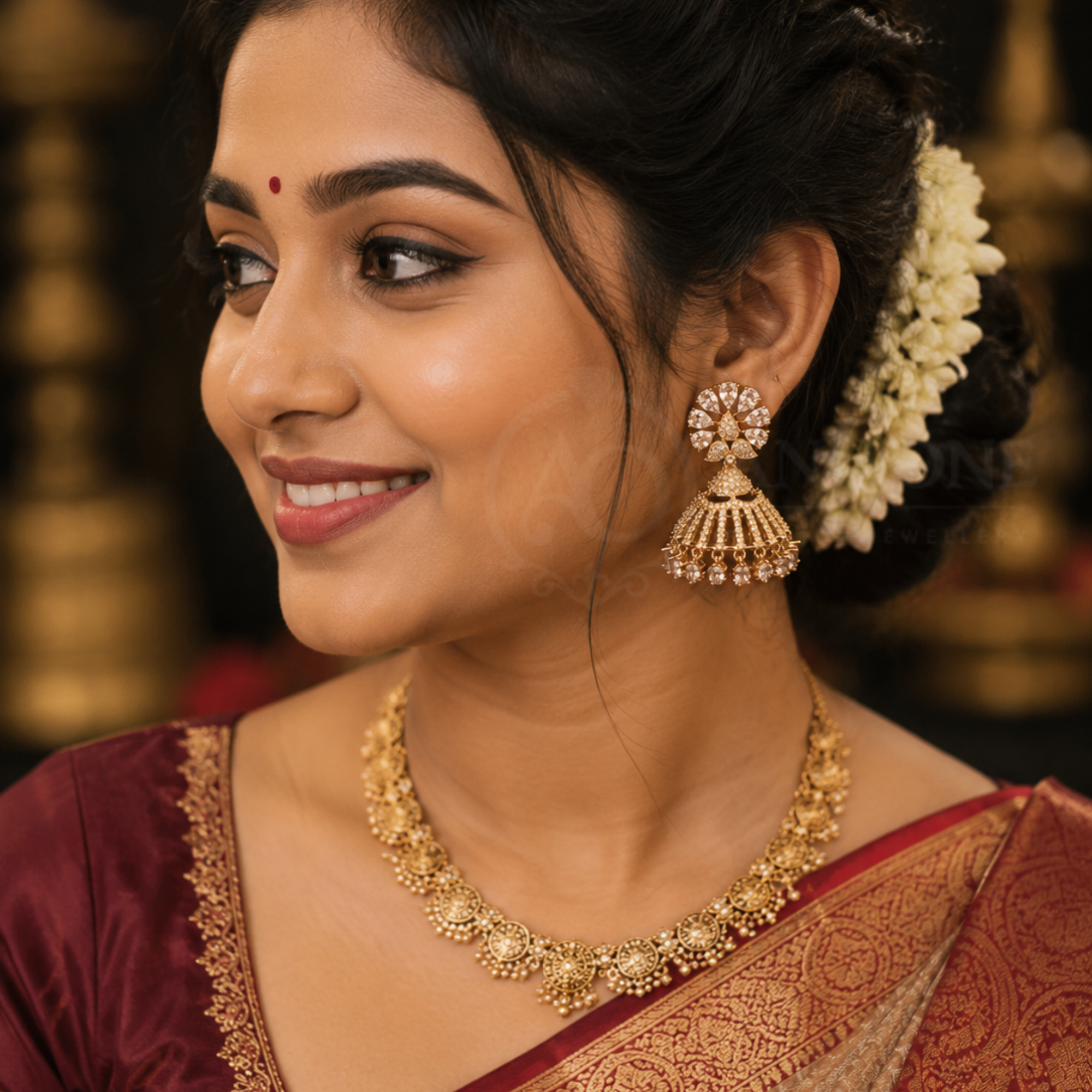 Victorian Jhumka Earrings