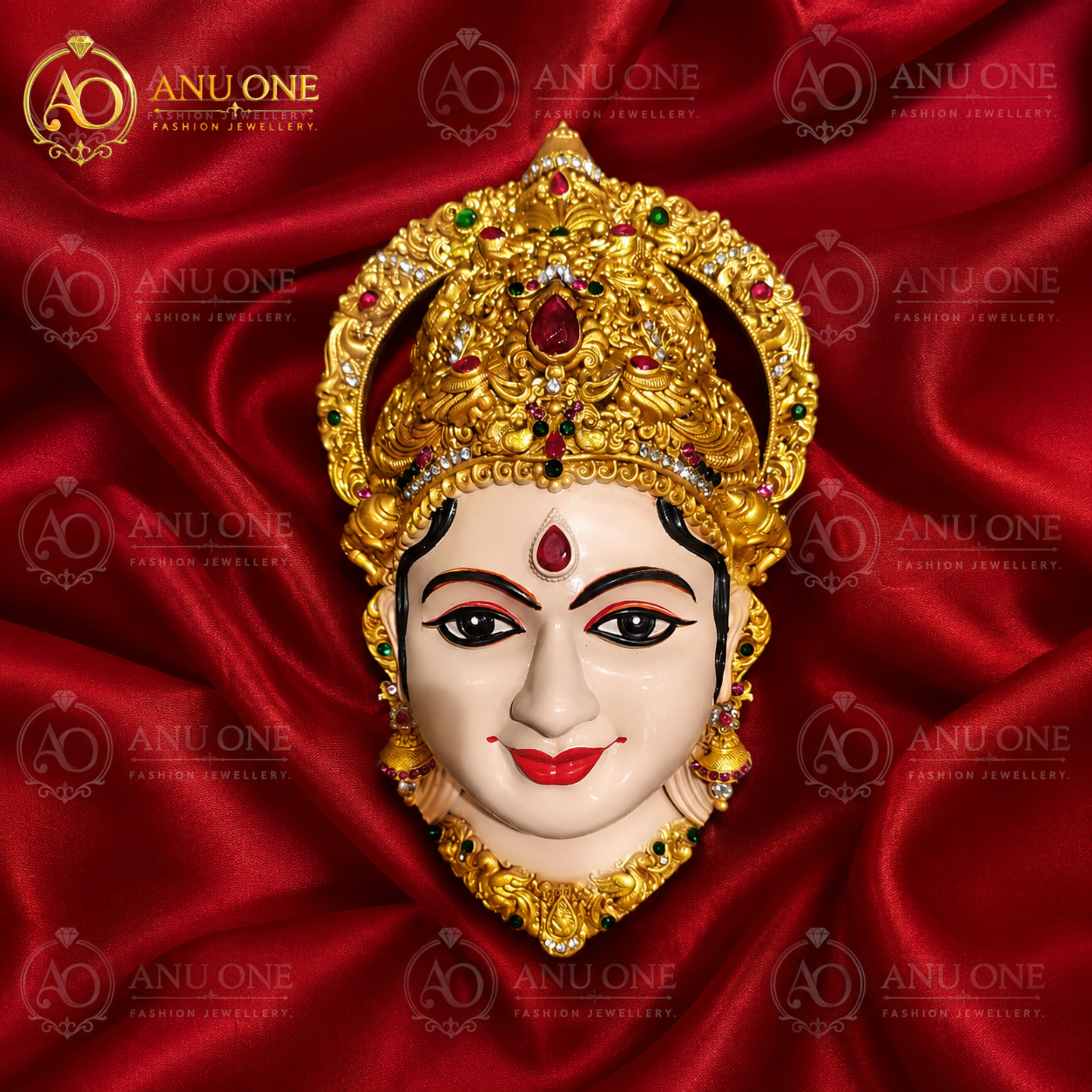 Antique Thanjavur Face 6 INCHES