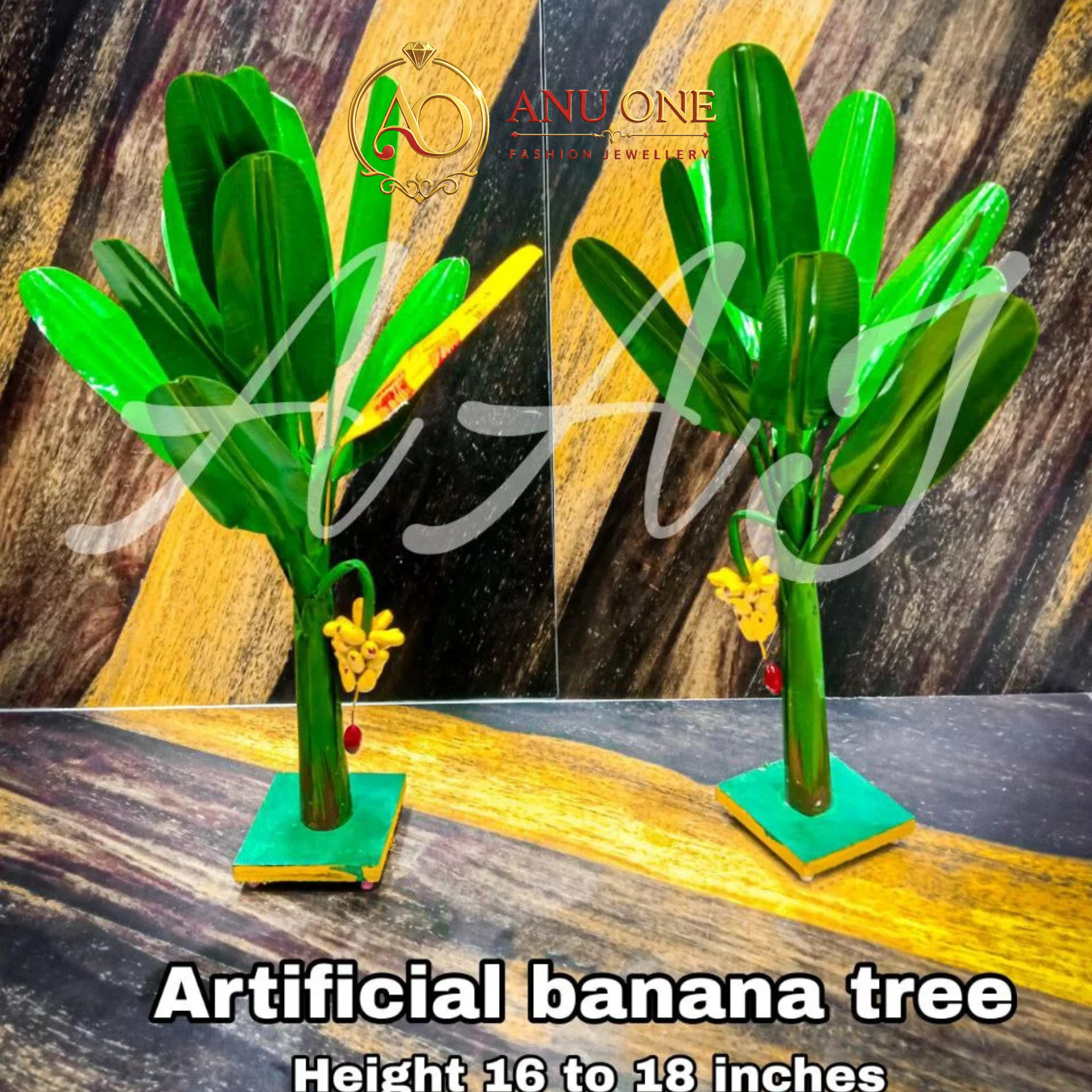 Artificial Wooden Banana Tree 16 to 18 inches - Image 2