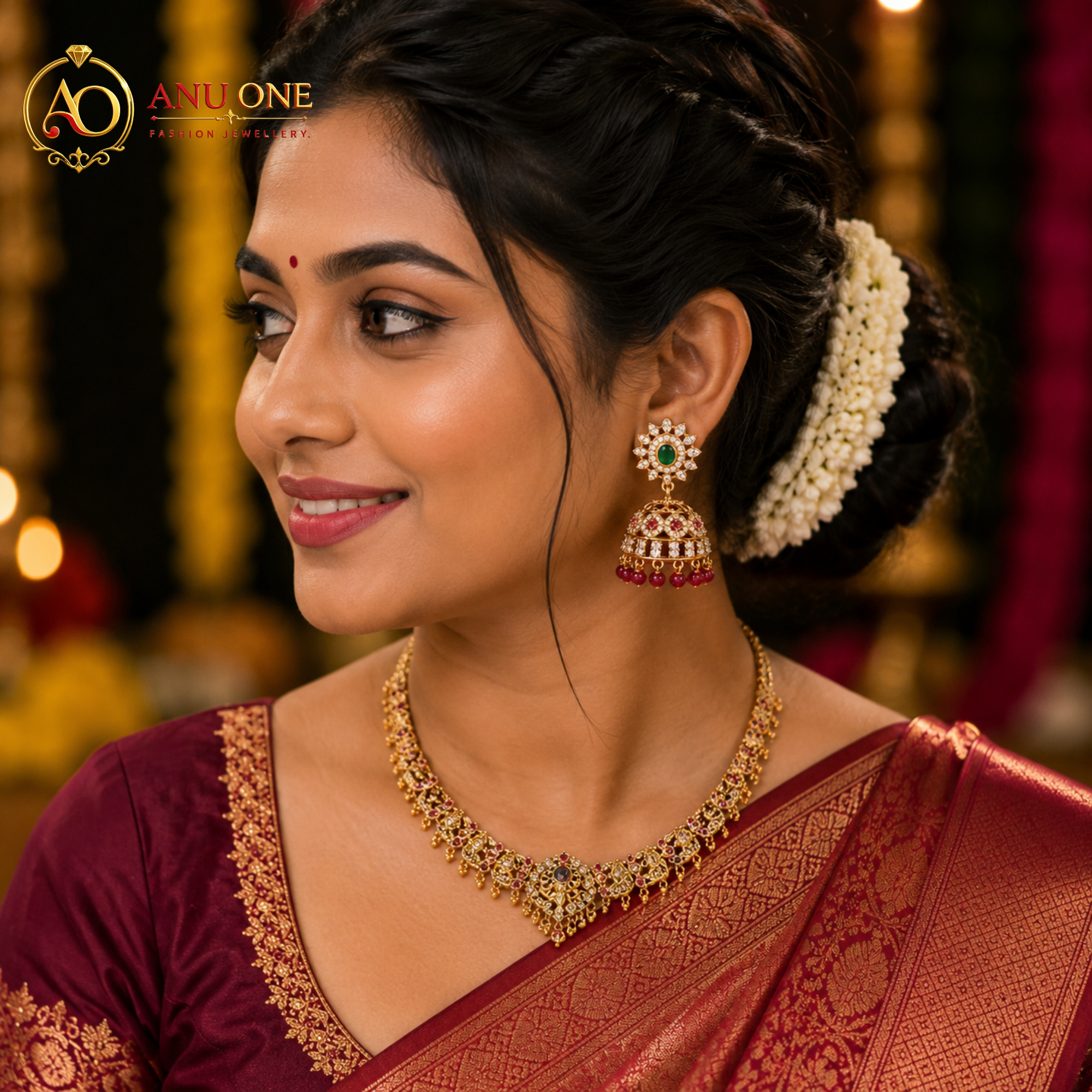 Victorian Jhumka Earrings