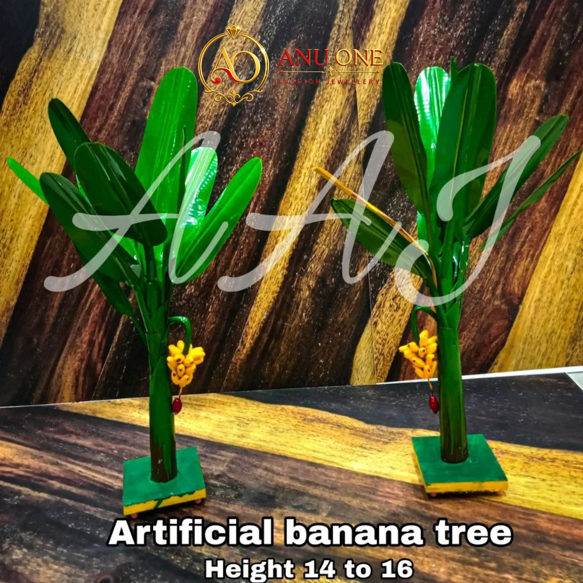 Artificial Wooden Banana Tree 14 to 16 inches - Image 2