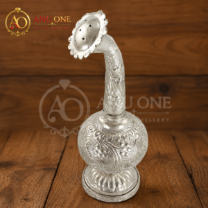 German Silver-Plated Attardani Kalash (paneeru budi)