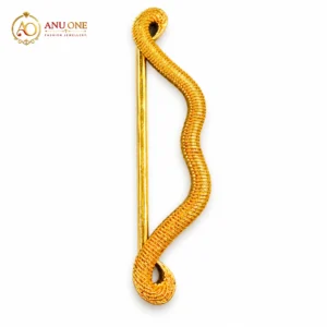 Gold Tone Bow for Durga Devi Idol