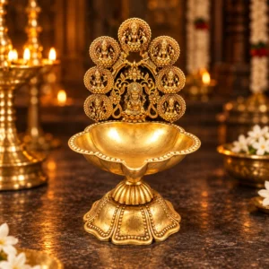 Ashta Lakshmi Brass Deepam