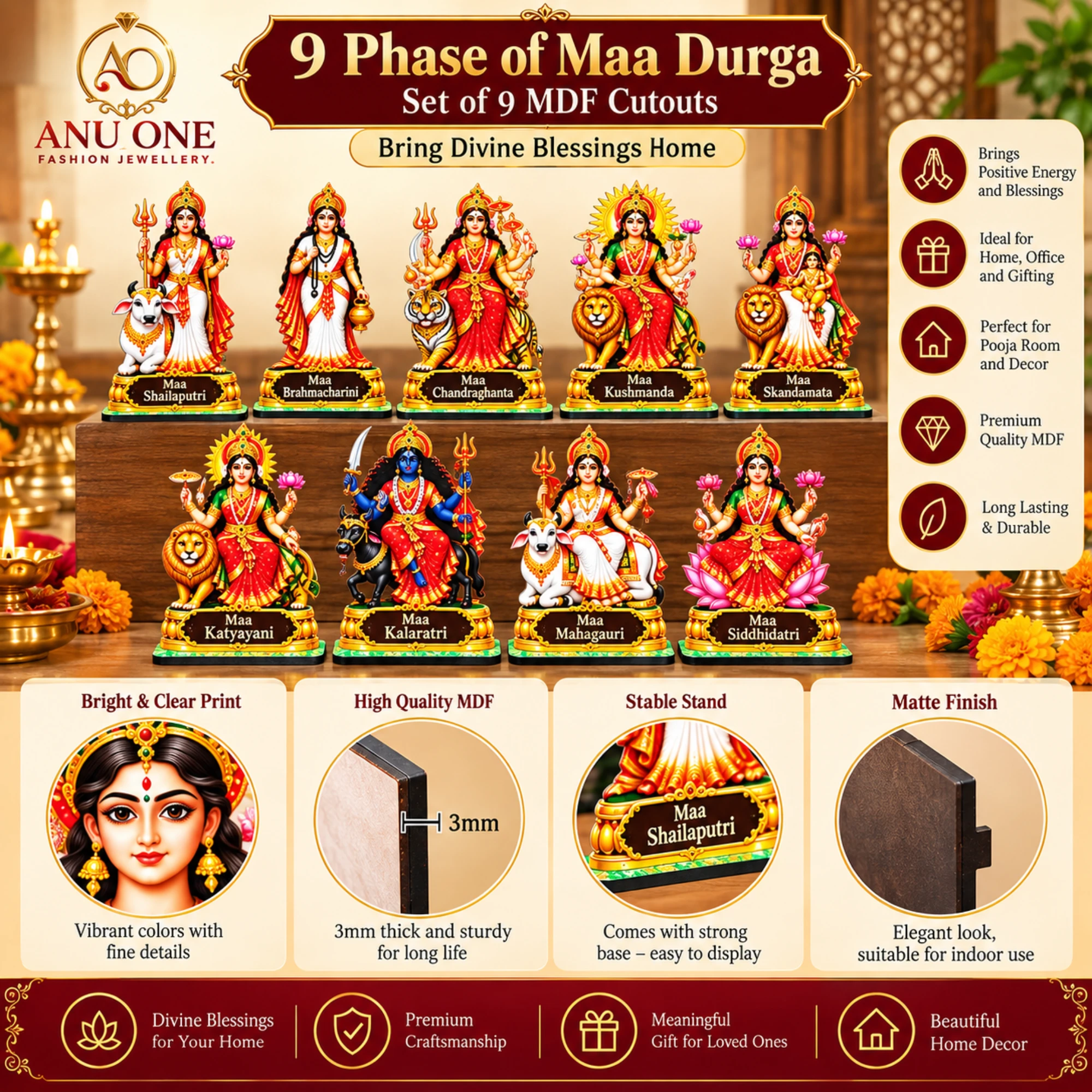 Navdurga Mdf Set - Image 2