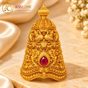 Antique Finish Nakshi Kireetam for God Idol
