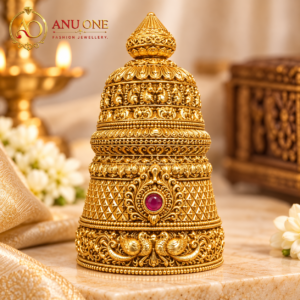 Antique Finish Nakshi Kireetam for God Idol