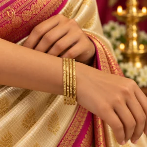 Panchaloha Slim Designer Bangles