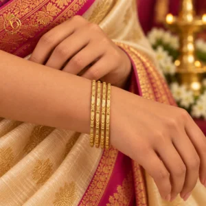 Panchaloha Slim Designer Bangles