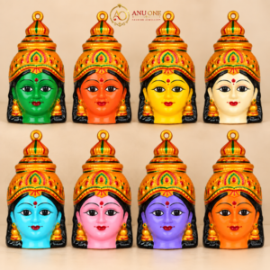 Multicolour Ammavari Faces