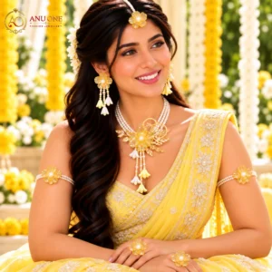 Haldi Jewellery Set