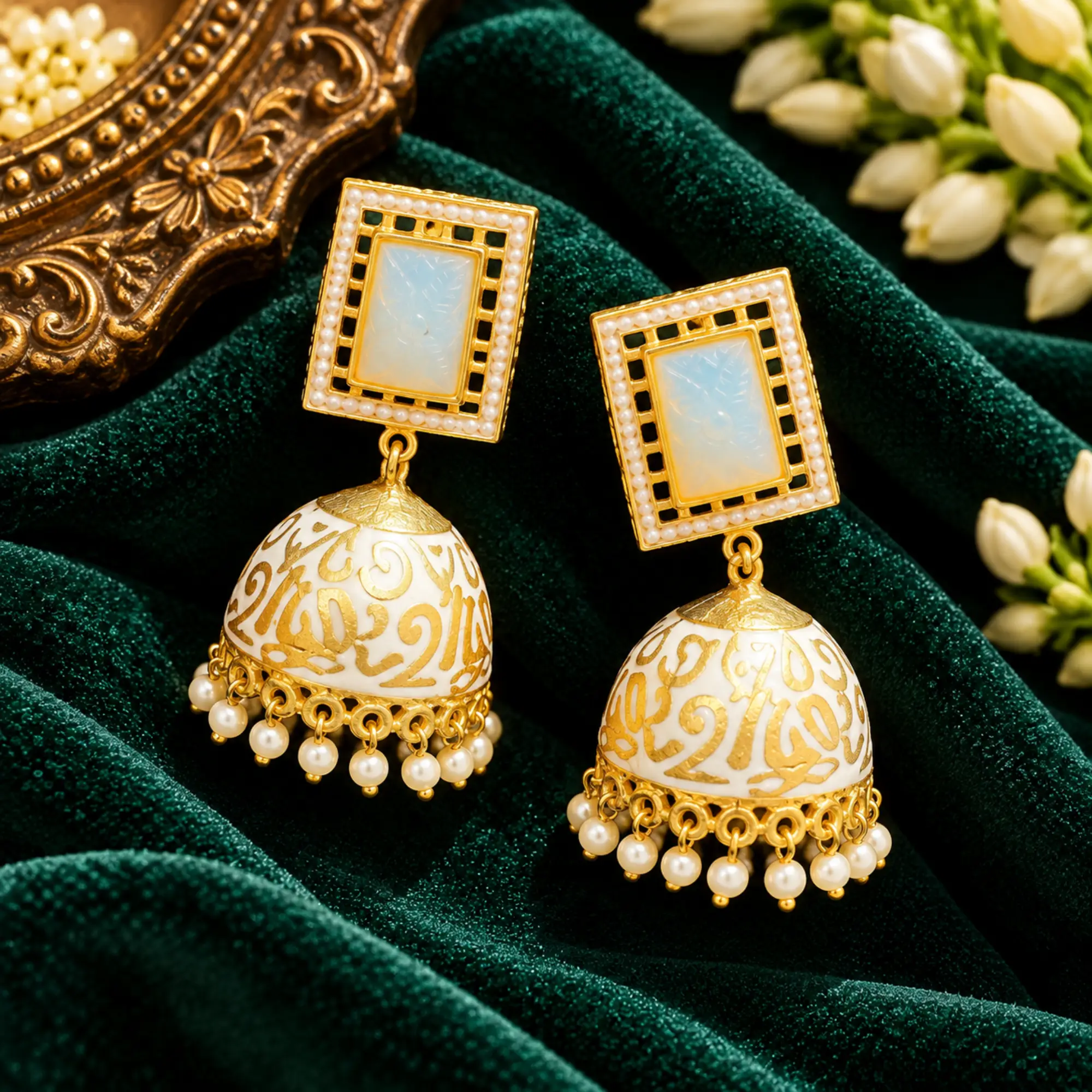 Meenakari Earrings - Image 2