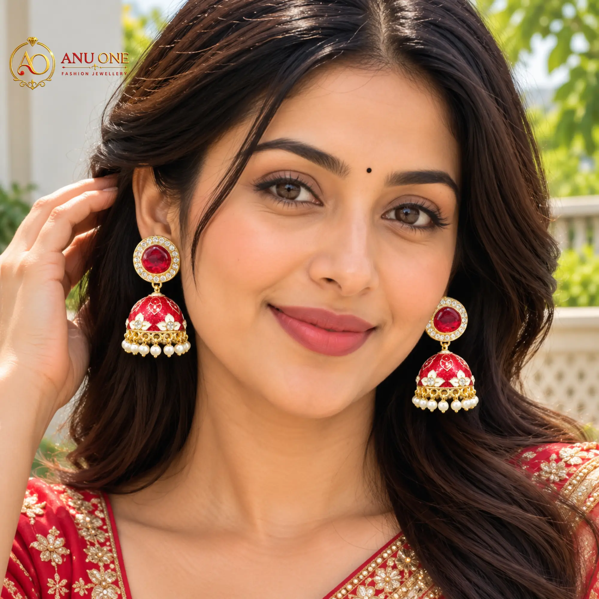 Meenakari Earrings